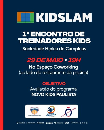 Programa Tênis Excelência realiza 1º Encontro de Treinadores Kids Programa Tênis Excelência realiza 1º Encontro de Treinadores Kids