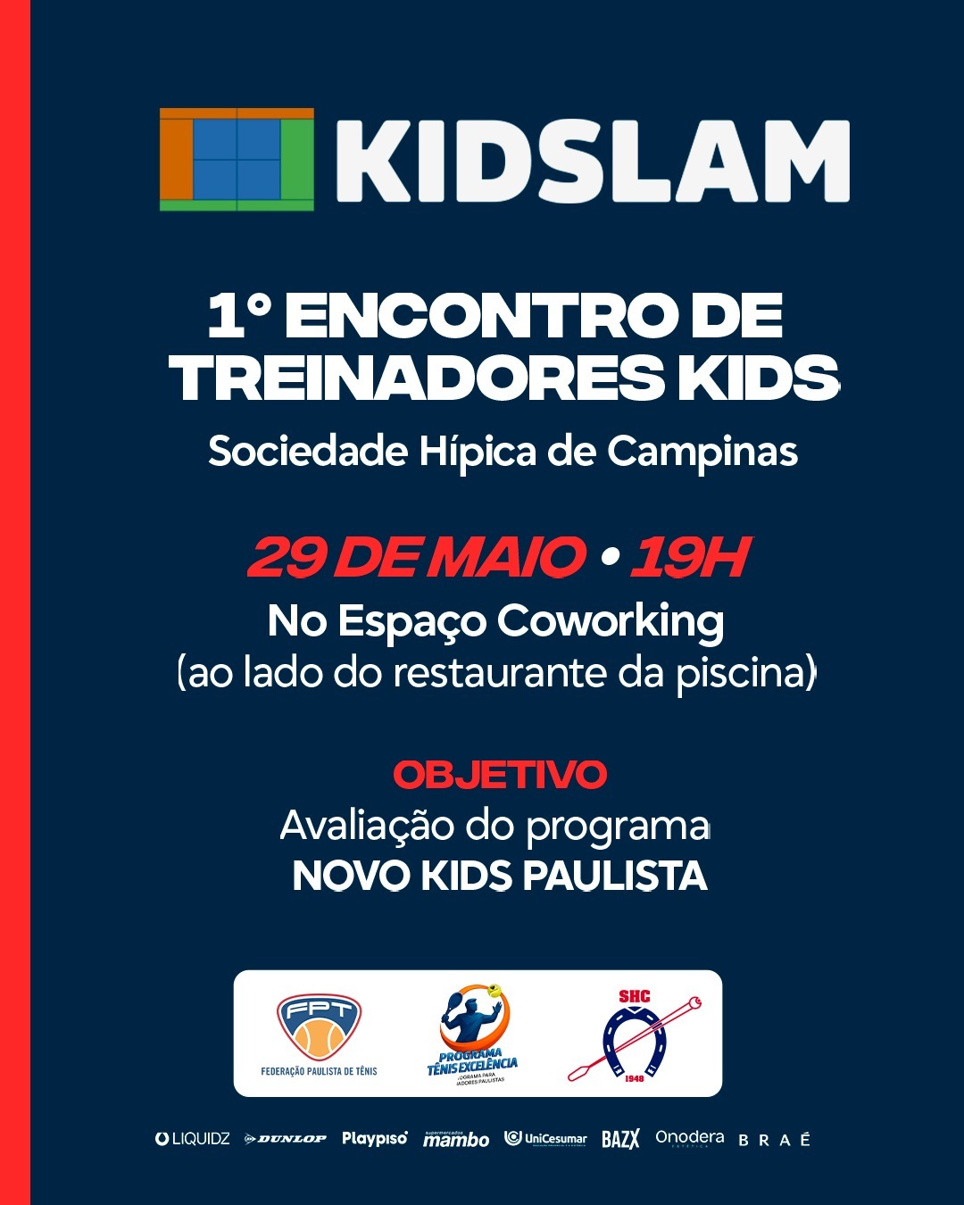 Programa Tênis Excelência realiza 1º Encontro de Treinadores Kids Programa Tênis Excelência realiza 1º Encontro de Treinadores Kids